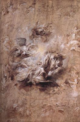The Apotheosis of Fames I and Other Studies (mk01), Peter Paul Rubens